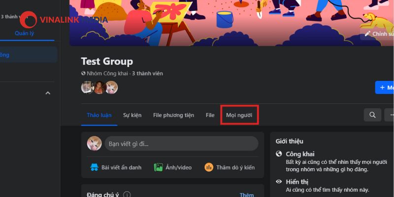 Cách xóa nhóm Facebook bằng máy tính 2